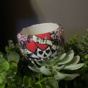 Vintage Ed Hardy Bangle Bracelet